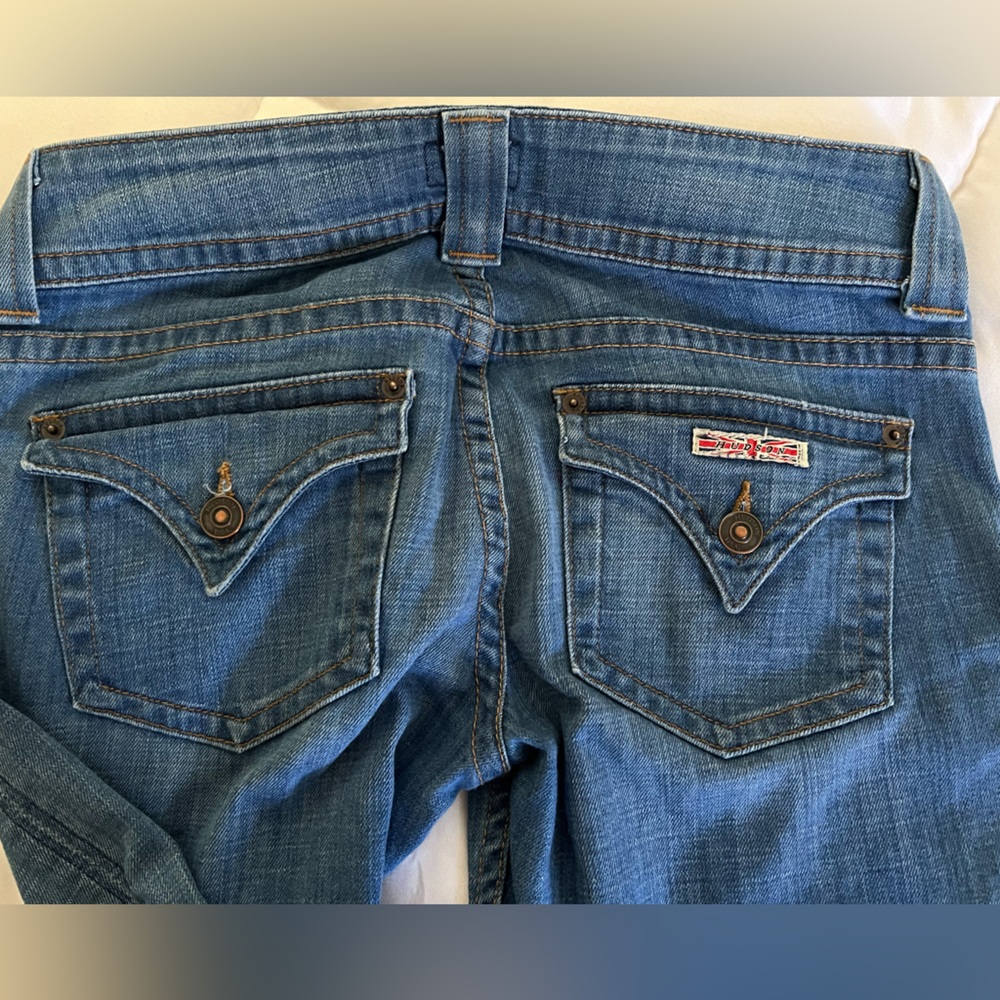 Hudson size 27 low rise bootcut flare medium jeans